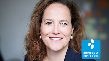 Anke Merz-Betz, Geschäftsführerin der Stiftung DEUTSCHLAND RUNDET AUF 